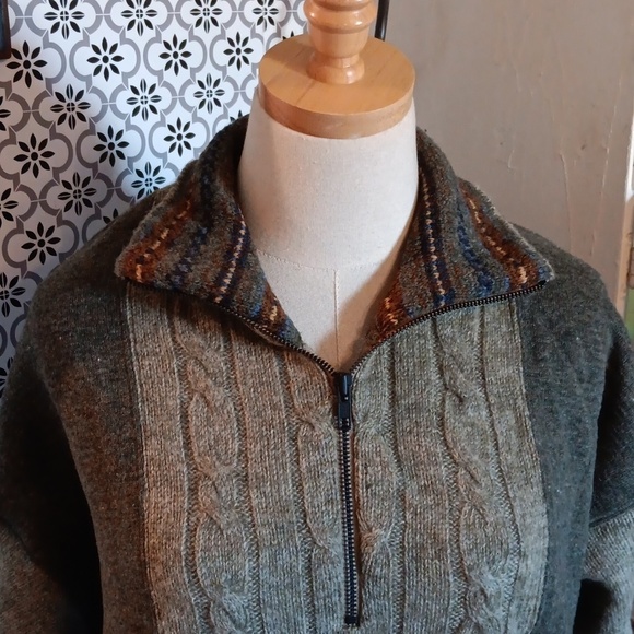 Nautica wool blend medium sweater - Picture 2 of 5
